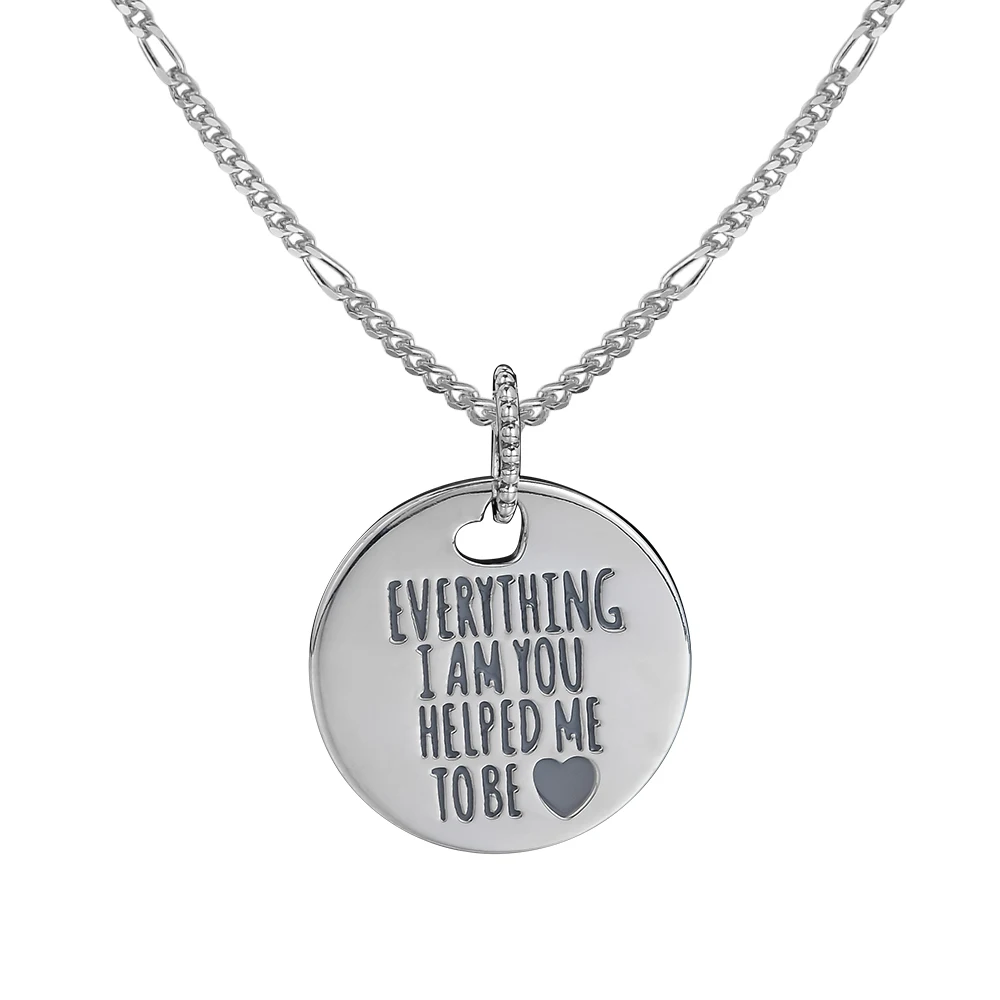 

Pendant Necklaces & Pendants Silver Everything I Am You Helped Me Necklace 925 STERLING SILVER JEWELRY choker joyas de plata 925