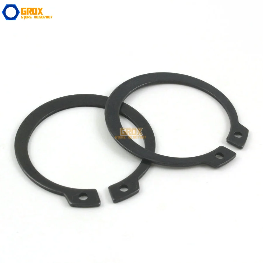 20 Pieces Size: 52 Steel External Circlip Snap Retaining Ring
