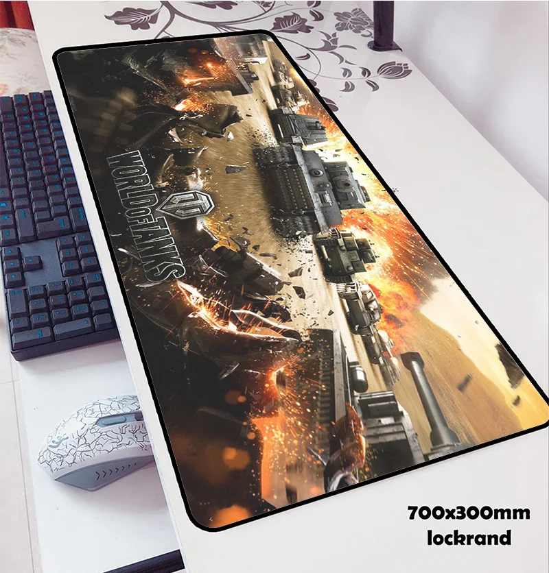 월드 오브 탱크 마우스 패드 700x300x3mm 패드 마우스 notbook 컴퓨터 padmouse wot 게임용 마우스 패드 게이머 키보드 마우스 매트