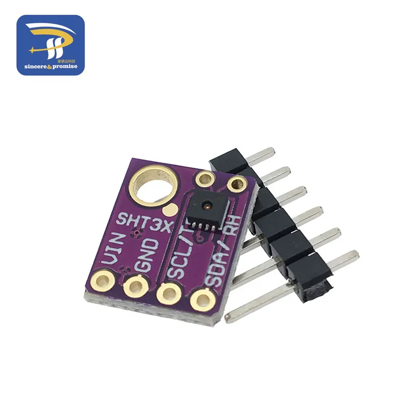 Imagem -03 - Temperatura de Saída Digital e Sensor de Umidade Módulo Iic Interface 3.3v Gy-sht31-d I2c para Arduino Peças Lote Sht30 Sht31