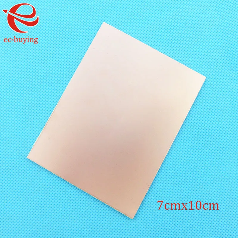 1Pc-10Pcs PF Bakelite Single Sided PCB Board 7*10 cm 7x10cm 1.4mm  Epoxy Copper Clad Plate Laminate Laminating CCL Electronic