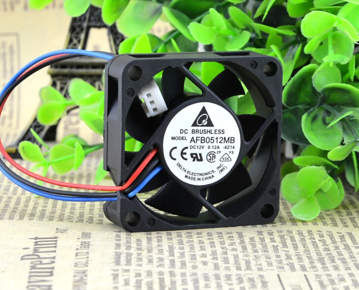 

Оптовая продажа: 3-проводной шариковый вентилятор охлаждения DELTA DC12V 0.12A 50*50*15 5 см AFB0512MB