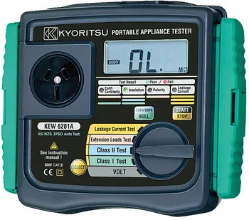 Fast arrival  KYORITSU 6201A Model 6201 with Leakage current test + Earth bond test at 10A