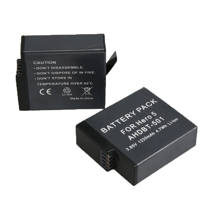 3-Way شاحن بطارية LED شحن صندوق حمل البطارية الإسكان ل GoPro بطل 8 7 6 5 الأسود فك الملحقات علبة البطارية