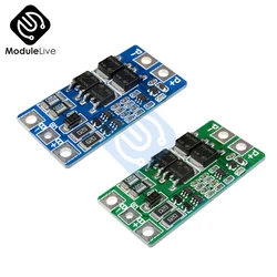 2S 2 Serial 10A 8.4V 7.4V 18650 Lipo Li-ion Lithium Charger Protection Board Module BMS PCM 2 Cell Pack Balance Function