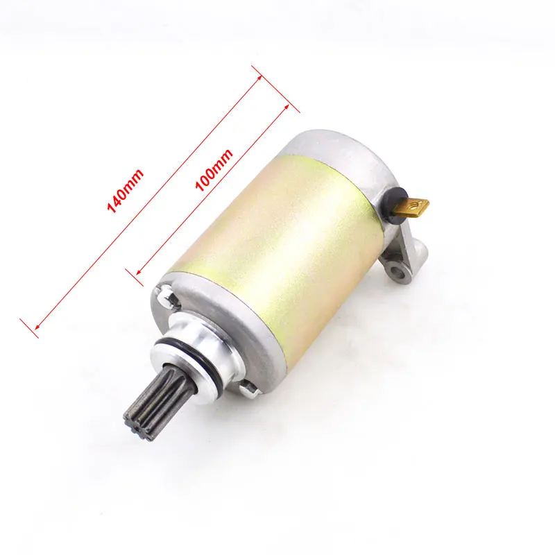 Motorcycle Engine Electric Starter Motor for Qingqi SUZUKI QM200GY QM200 GTX200 GS200 200cc Engine Spare Parts