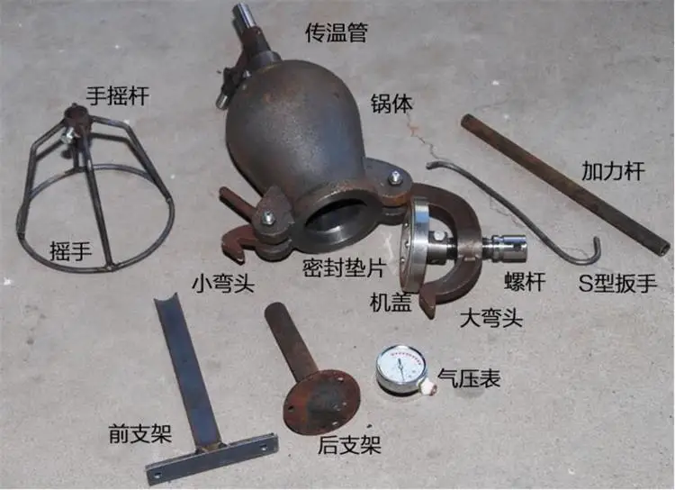 2.5กิโลกรัม/เวลามือเครื่องคั่วข้าวป่องข้าวโพด-เครื่องPoppingเก่าเครื่องทำข้าวโพดคั่ว