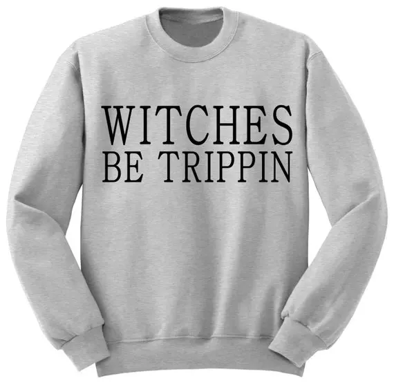 Sugarbaby Halloween Outfit Pumpkin Jumper Halloween Party  Strong Girl Clothing Resting Witch Face Witches Sweatshirt Dropship