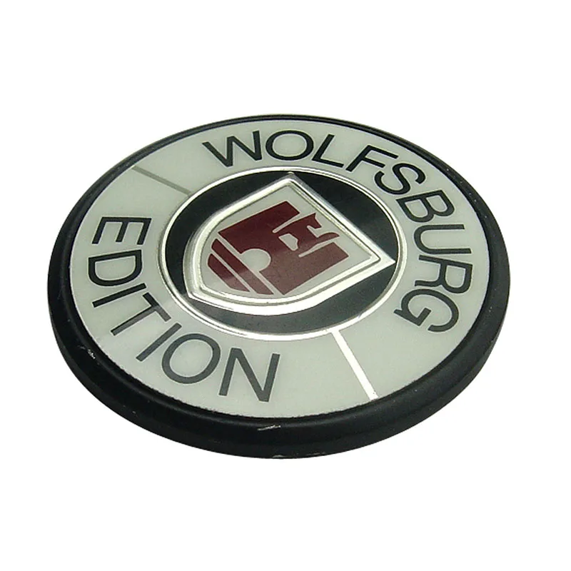 أرنب كروم شعار جولف باسات ثلاثية الأبعاد ملصق سيارة مخصص ديكور Mk1 الباب الخلفي شعار السيارات #3