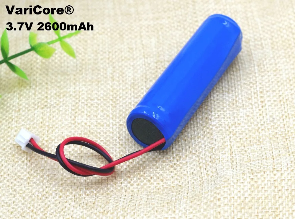 3.7V 18650 Lithium Battery Pack 2600mAh Fishing LED Light Bluetooth Speaker 4.2V Emergency DIY batteries+ Protection