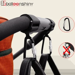 BalleenShiny-accesorios para cochecito de bebé, gancho multiusos para carrito de compras, gancho de Metal conveniente, 1 unidad