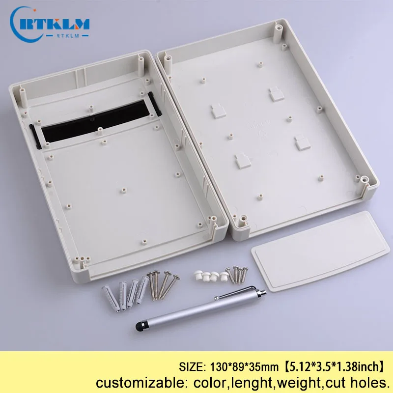 ABS wall box mount junction box diy plastic enclosure project case Plastic housing for electronics instrument case 130*89*35mm