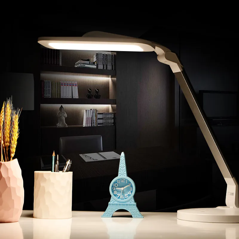 18W anti-blue Eye-Care LED Desk Lamp Foldable Dimmable Rotatable LED Touch-Sensitive Controller USB Charging Port Table Lamp