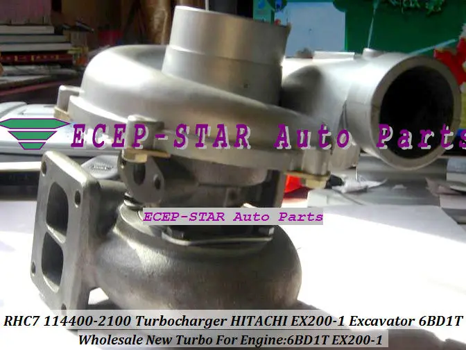 NEW TURBO  RHC7 114400-2100 1-14400-2100 NH170048 1144002100 Fit For HITACHI EX200-1 Excavator Engine 6BD1-T 6BD1T 6BD1 T