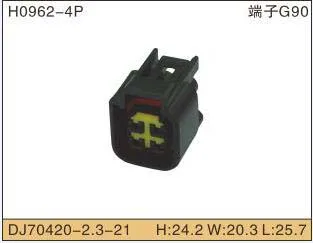 

Free shipping 4 Pin FWY-C-4F-B 12444-5504-2 For Furukawa Auto Connector Waterproof Electrical Plug Connector Female