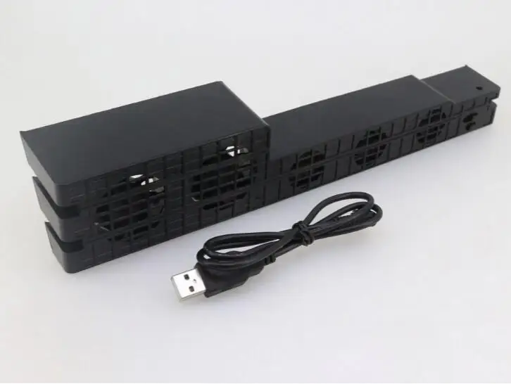 PS4 Pro Ventola di Raffreddamento 5 ventilatori di raffreddamento del Dissipatore di Calore coolingpad di Controllo della Temperatura Per Playstation 4 Pro Accessori Per Console ventilatore