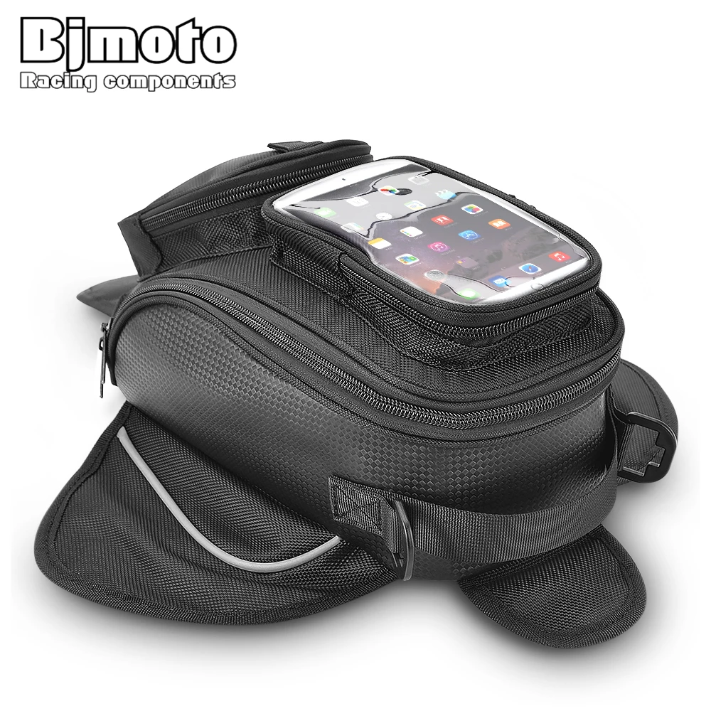 Universal Motorcycle Bag Mobile Phone Black Bicycle Motorbike Riding Strong Magnetic Waterproof Oil Fuel Tank Motocross  Bags