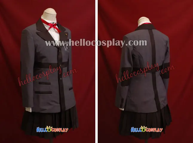 

Japanese Anime Outfit Persona: Trinity Soul Cosplay Naginomori Gakuen High School Girl Uniform H008