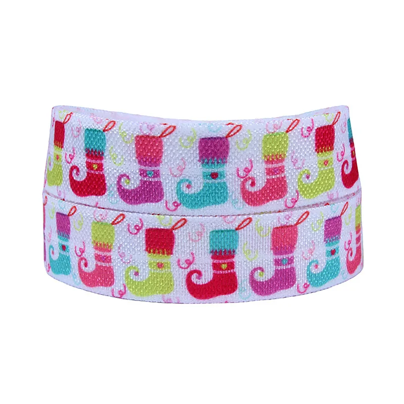 

FLRA FOE Super cute Christmas cartoon fold over elastic band