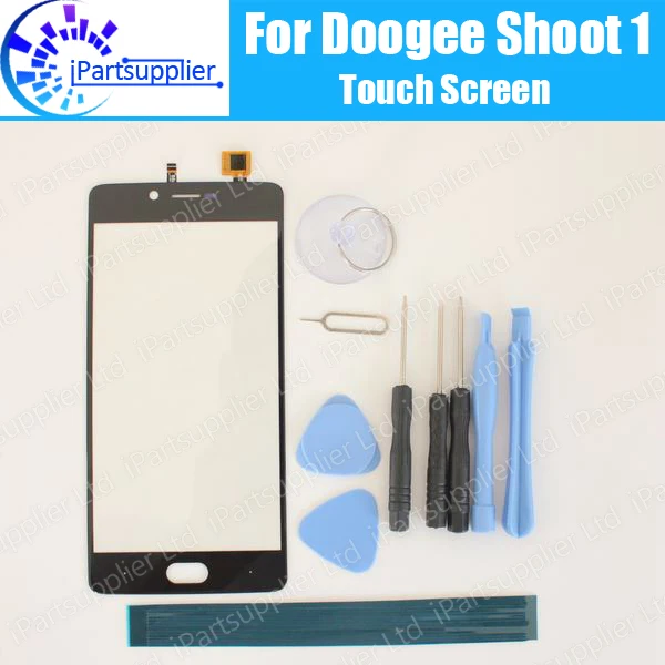 

Doogee Shoot 1 Touch Screen Panel 100% Guarantee Original Glass Panel Touch Screen Glass Replacement For Doogee Shoot 1+Gifts