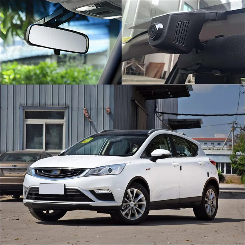 

For Geely Emgrand GS BoRui ICON EC8 GC7 GX2 GX7 SC3 SC5-RV APP Control Car 4K 2160P Wifi DVR Driving Video Recorder G-sensor