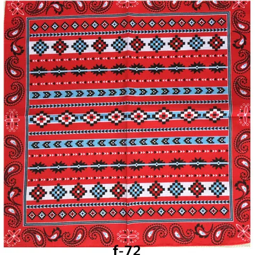 New Unisex Square scarf Hip Hop Red Paisley Bandana Headwear hand kerchief Hair Band Scarf Neck Wrist Wrap Band Headtie Gift