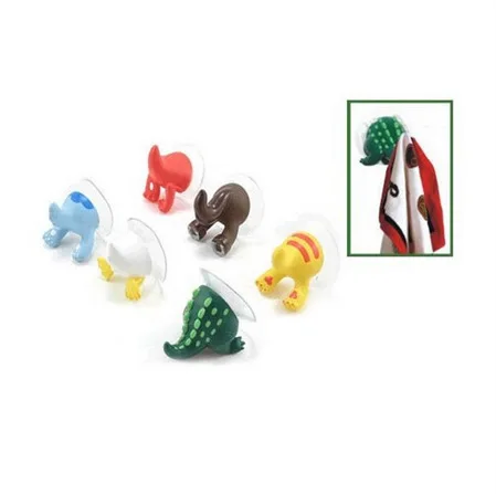 Free shipping by dhl  Cute Animal tail hook,Funny animal towel holder kitchen wall hanger  lin3662