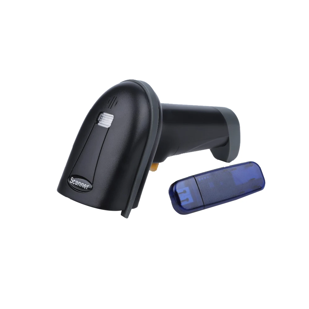 1d 2d   Screen Bar code Reader CCD laser CMOS scanne Wireless Laser Barcode Scanner Long Range Cordless  for POS