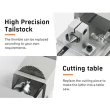 Mini Wood Lathe for DIY Crafting #4