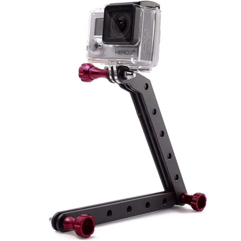 Orbmart Hợp Kim Nhôm Nối Dài Tay Gắn Vít Cho GoPro Hero 8 7 6 5 4 Xiaomi Yi SJCAM SJ6000 SJ7000 thể Thao Camera Hành Động