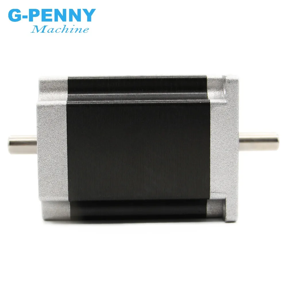 NEMA23 stepper motor dual shaft 57x76mm D=8mm 1.89N.m 3A 4-Lead 1.8deg double shaft For CNC machine and 3D printer!