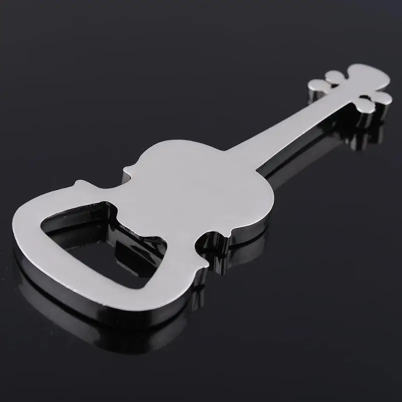 Creative Gift Zinc Alloy beer guitar bottle opener bottle opener Key Accessory key chain ring handbag accessories LX6680