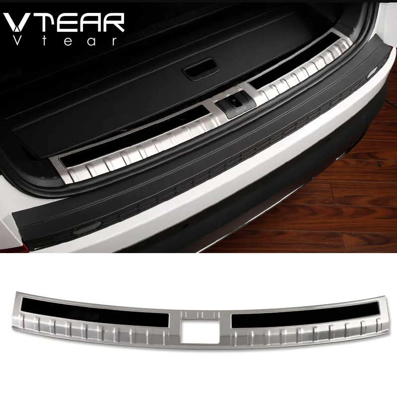 Vtear For Skoda Kodiaq body Accessories cover rear bumper protection car Exterior Chromium Styling interior car-styling 2021