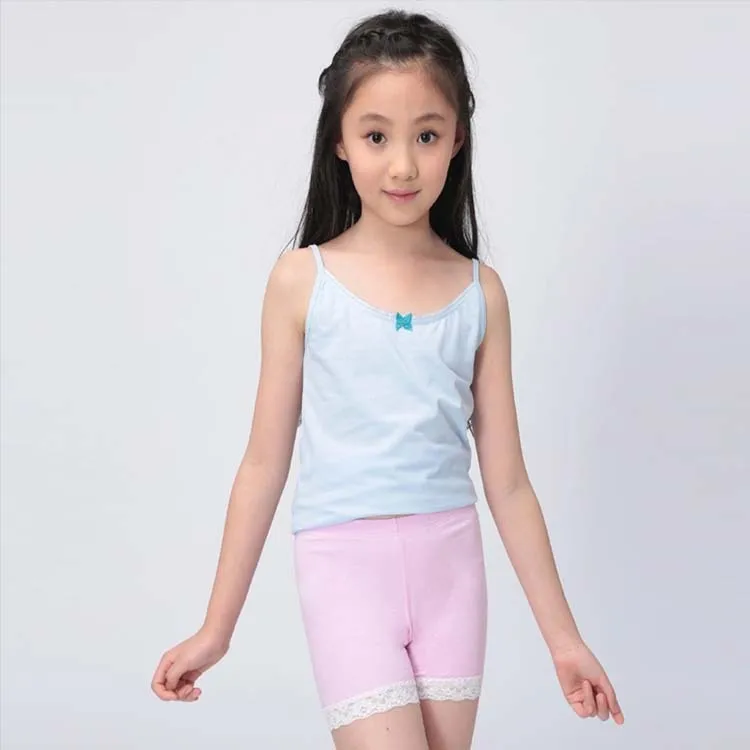 Korean Child Girls Shorts Modal Anti Lace Pants Children girls Shorts lace shorts