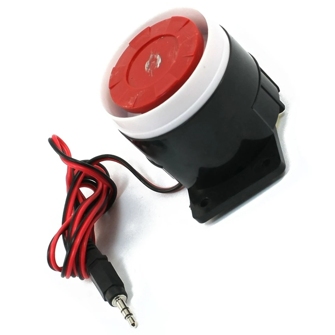 Continuous Sound Decibel Piezo Buzzer IC Alarm Speaker DC 12V 120db Black+Red