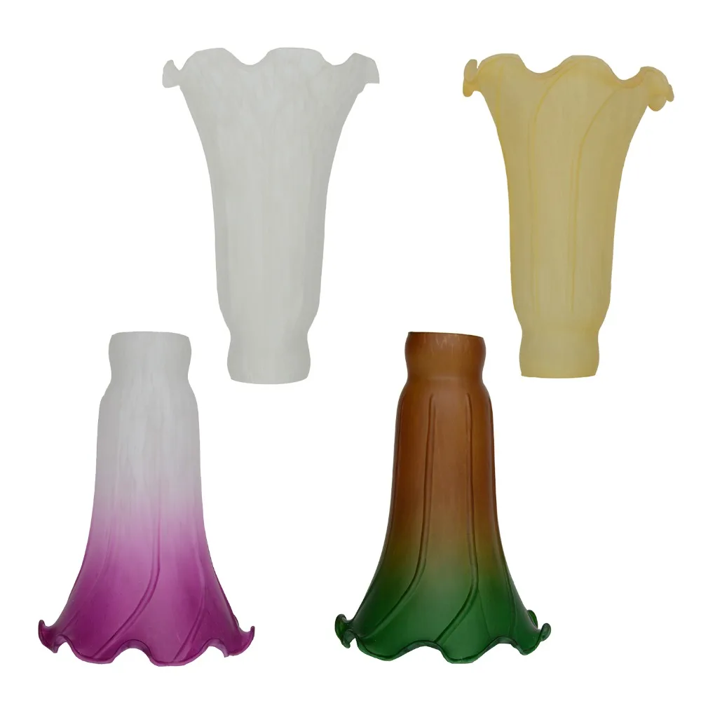 

Pond Lily Glass Lampshade Replacement Lighting Acessories Lamp Shade Fitter