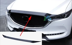Carbon fiber 1pcs Front Grille Hood Engine Cover Trim for Mazda CX 5 CX-5 CX 5 2017 2018 2019 Car Accessories Styling