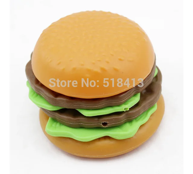 Toy Food Hamburger 2019 Hot Sell Snack Foods Wholesale Play House Simulation Educational Toys For Children Teaching Aids 2021