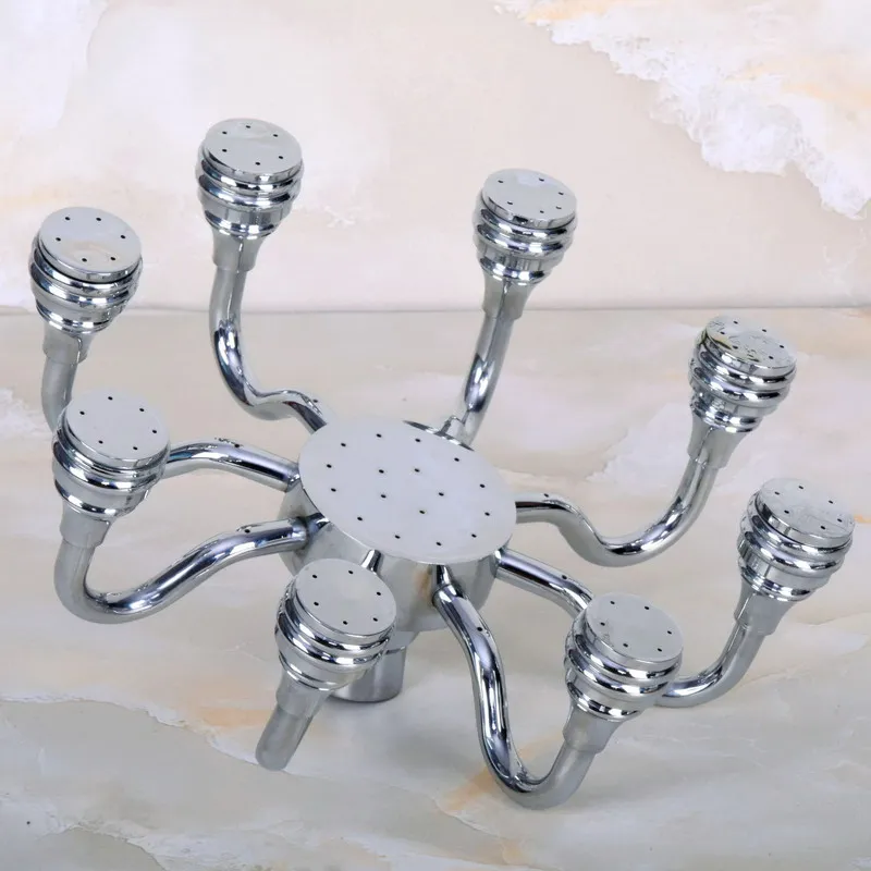 Acessório para banheiro (padrão 7.7 ")-1/2 polegadas (polegadas) em latão cromado com formato de oito garras para banheira/chuveiro de chuva