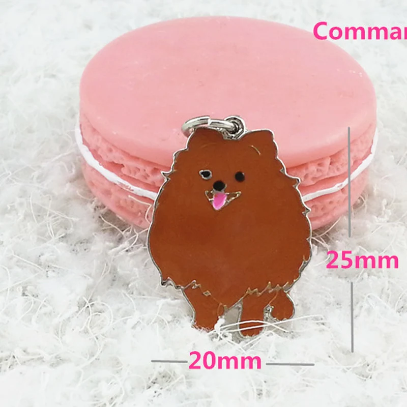 Pomeranian Key Chains Dog Feet Tag Key Car Keyring Dog Animal Charms Keychains Women Fashion Gift Female Alloy Metal Pendants