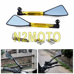 Motorcycle Rearview Mirror Moto CNC Side Mirrors Universal For Honda CB600F Yamaha YS 150 TMAX 530 TDM 850 Kawasaki Z900 Z750