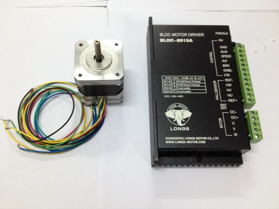 

Brushless Motor (42BLF01) 26W 24V 3000RPM 8015A Router Milling Laser Plasma