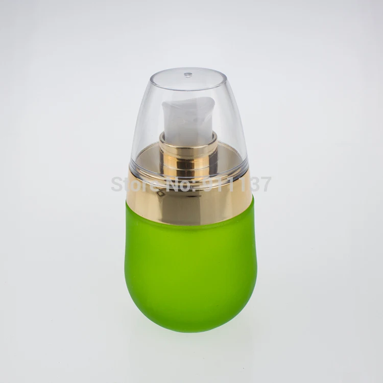 glass containers for cosmetics , green glass bottles suppliers , green 30ml glass cream bottles