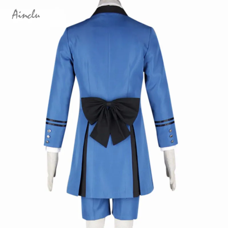 Ablack preto mordomo ciel phantomhive anime traje encarnação sebasti kuroshitsuji aristocrat cosplay traje