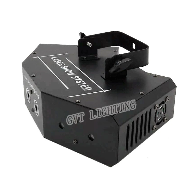 DMX 512 Fan-shaped Six-eye Scanning RGB Laser Light For DJ Disco Club Stage Event Show Party Effect Light With Sound Control