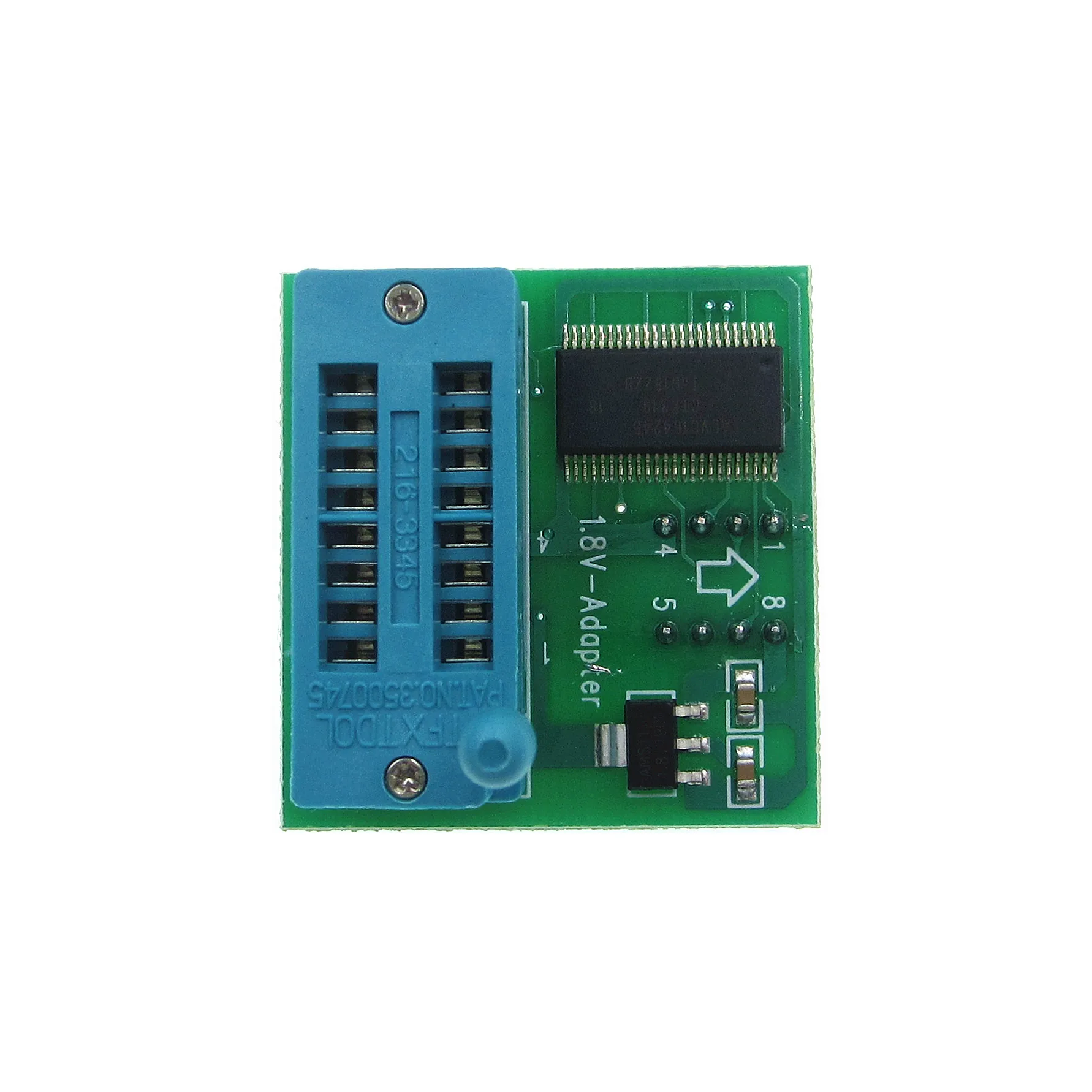 1.8V adapter for motherboard 1.8V SPI Flash SOP8 DIP8 W25 MX25 use on programmers TL866CS TL866A EZP2010 EZP2013 CH341