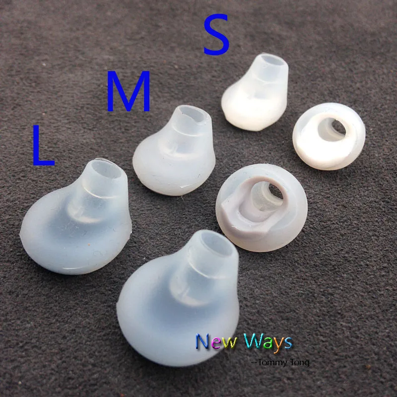 6pcs/3pairs In Ear Silicone Earphone covers Earbuds Ear pads Cups Caps Eartips Earplugs cushion for BOSE Earphones IE2 IE3 ER4P