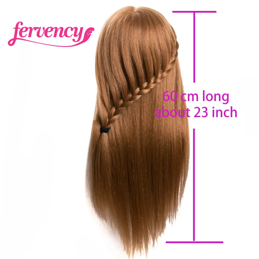 80 % Human Hair Training Head Dolls for Hairdressers Mannequin Dolls Professional Styling Head Can Be Curled with Gift