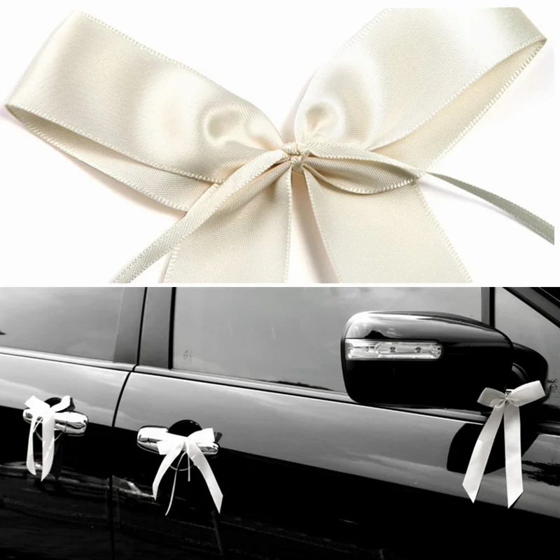 30pcs/pack Delicate Wedding Pew End decoration Bowknots Ribbon Bows Party Cars Chairs Decoration Bowknots 5BB5727