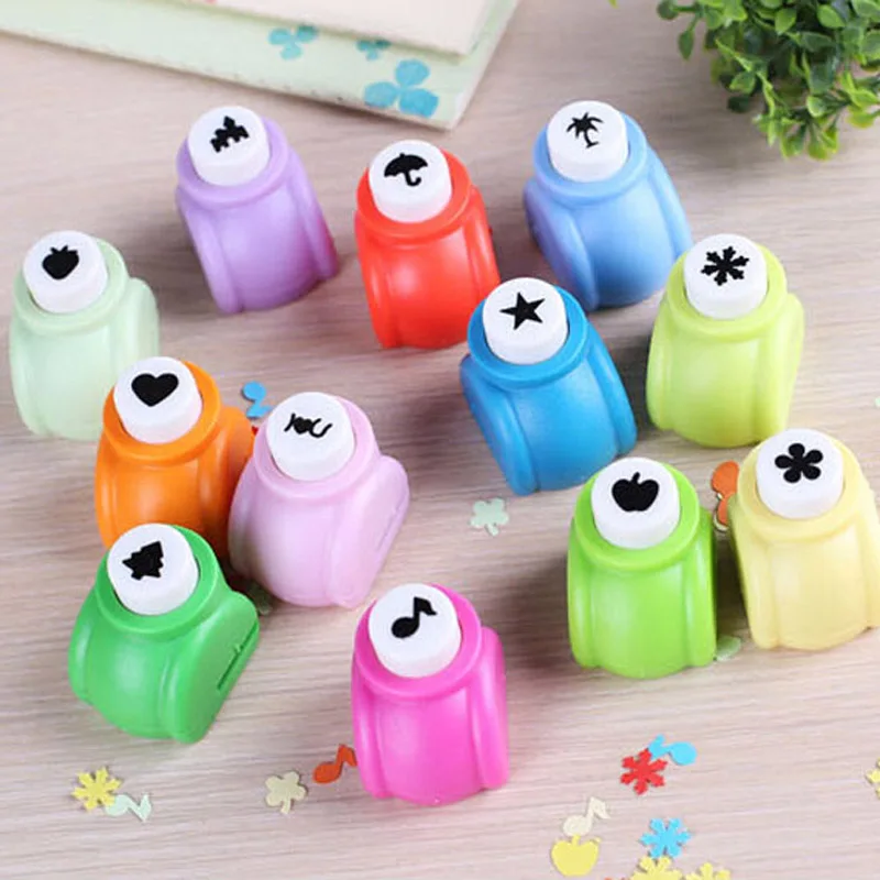 5 pc/lot Mini DIY Craft Punch for Scrapbooking Punch Handmade Cut Card Hole Puncher For DIY Card Paper Hole Punch stationery